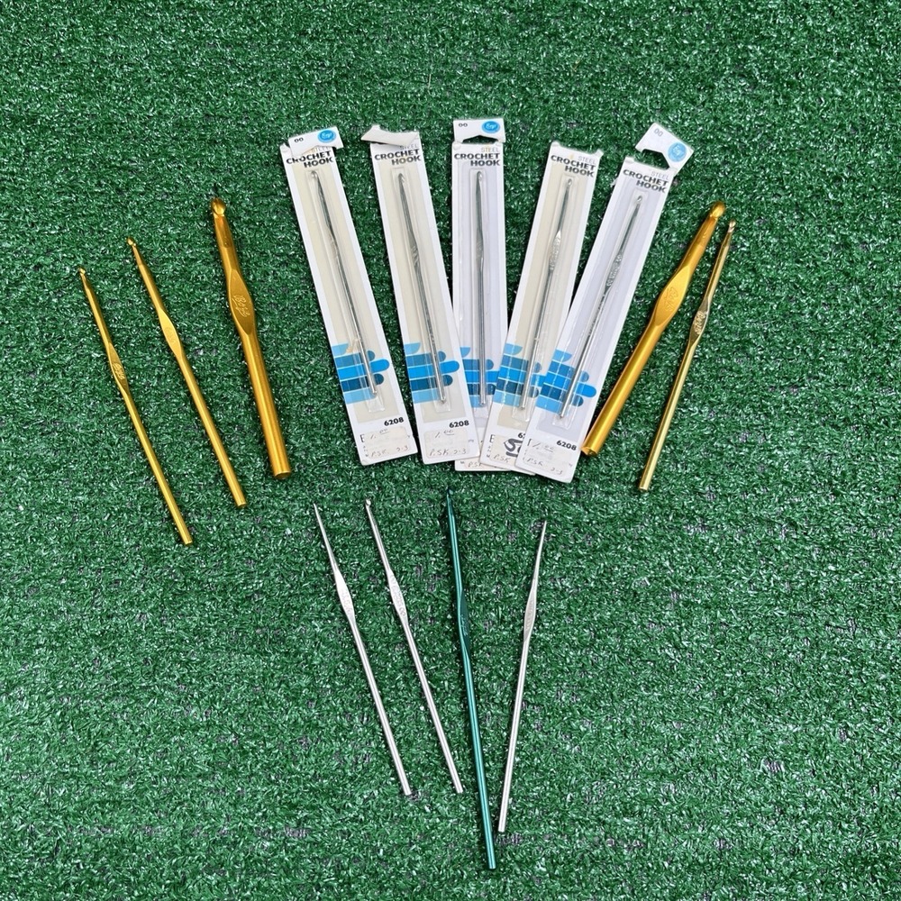 Boye Crochet Hook Lot Of 14 Various‎ Sizes 5 New